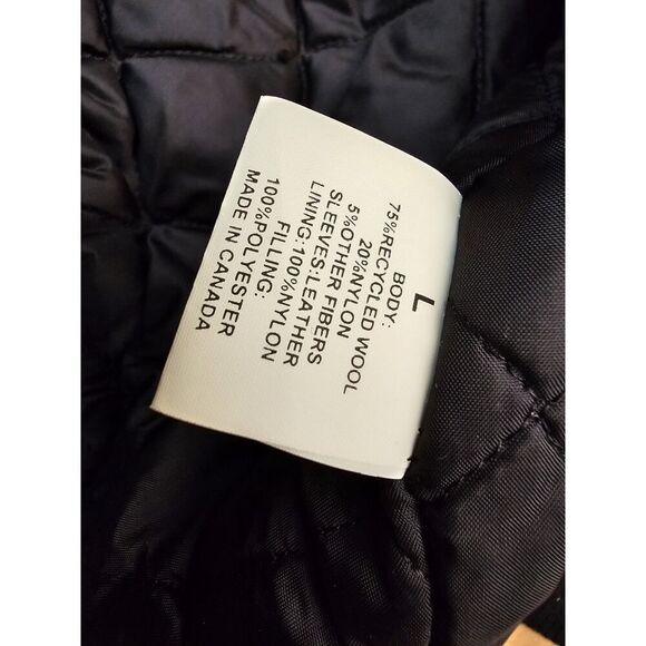 Western Express Driver Jacket Embroidered Varsity Men's L Vantage Wool/Leather - Picture 14 of 16